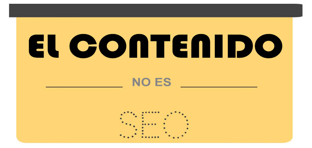 el contenido no es SEO
