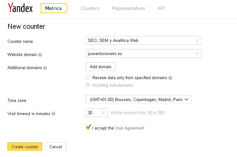 conseguir counter code